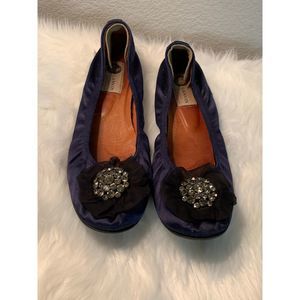 Lanvin Paris Satin Ballet Slipper